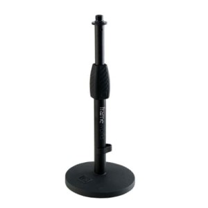 Gator GFW-MIC-0601 Desktop Mic Stand with Round Base and Twist Clutch